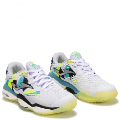 Joma Smash Men 2532 White Blue 2025 Padel Shoes
