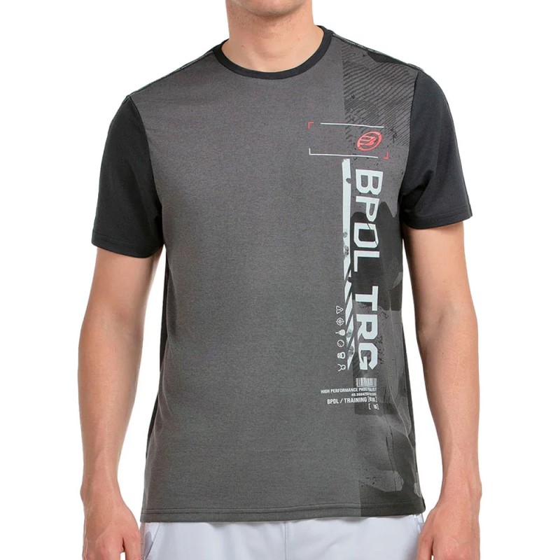 T-shirt Bullpadel Estre Black T-shirt Bullpadel Estre Black