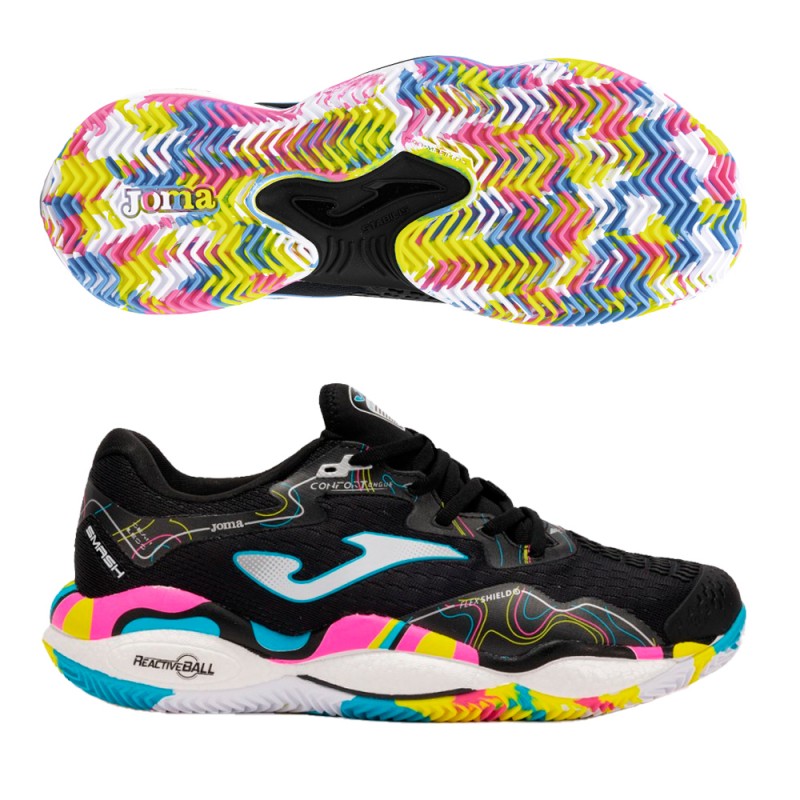 Joma Smash Men 2591 black multicolor 2025 Padel Shoes Joma Smash Men 2591 black multicolor 2025 Padel Shoes