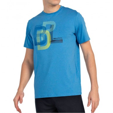 T-shirt Bullpadel Bebas blue