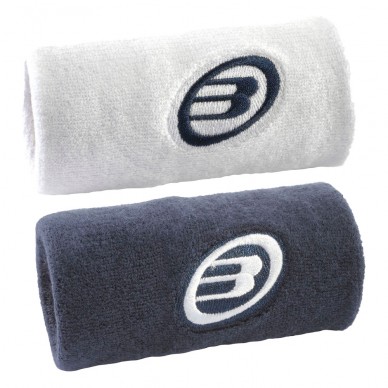 Wristbands Bullpadel BPMU252 white navy blue