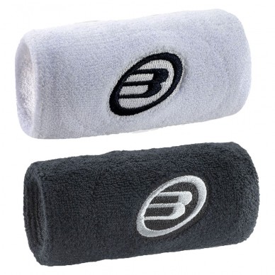 Wristbands Bullpadel BPMU254 Black and White