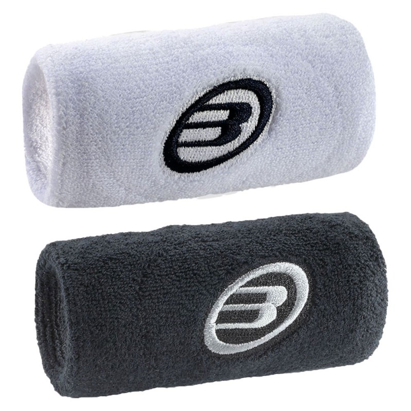 Wristbands Bullpadel BPMU254 Black and White