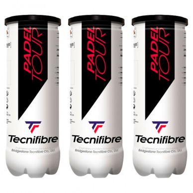 Pack of 3 Tecnifibre Padel Team ball