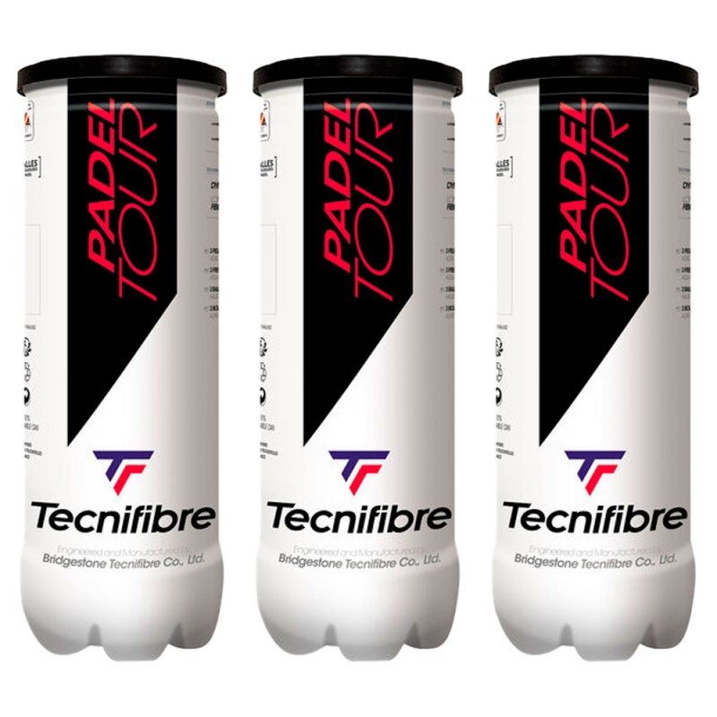 Pack of 3 Tecnifibre Padel Team ball Pack of 3 Tecnifibre Padel Team ball