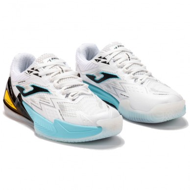 Joma Open Men 2502 white turquoise 2025 Padel Shoes