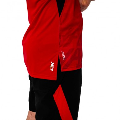 T-shirt Lok Hood A1Padel red