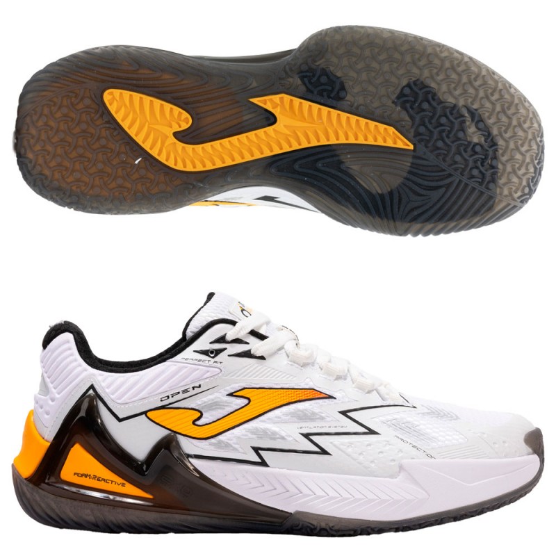 Joma Open Men 2532 white orange 2025 Padel Shoes Joma Open Men 2532 white orange 2025 Padel Shoes