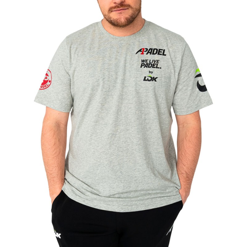 T-shirt Lok Bridger A1Padel light gray