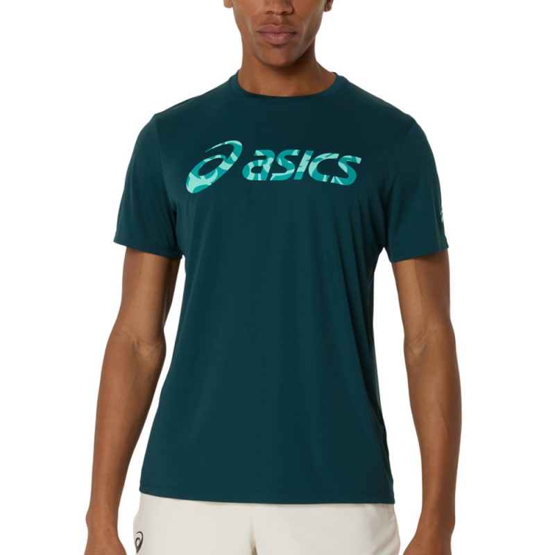 T-shirt Asics Match Seasonal Graphic TEE Green T-shirt Asics Match Seasonal Graphic TEE Green