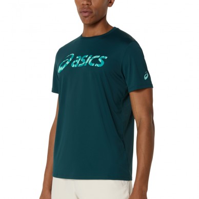 T-shirt Asics Match Seasonal Graphic TEE Green