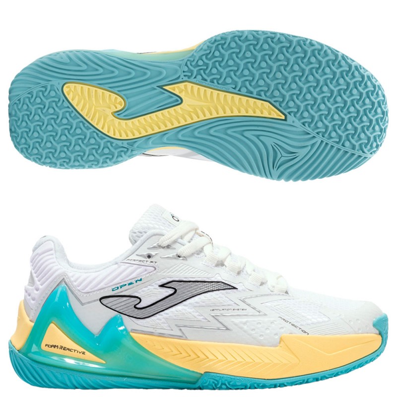 Joma Open Lady 2502 White 2025 Padel Shoes Joma Open Lady 2502 White 2025 Padel Shoes