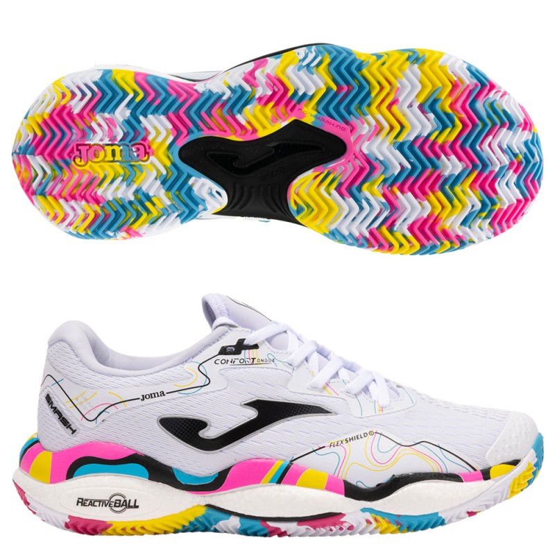 Joma Smash Men 2592 White 2025 Padel Shoes Joma Smash Men 2592 White 2025 Padel Shoes