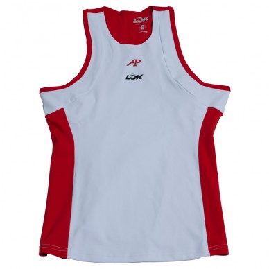 T-shirt Lok Elk A1Padel white red