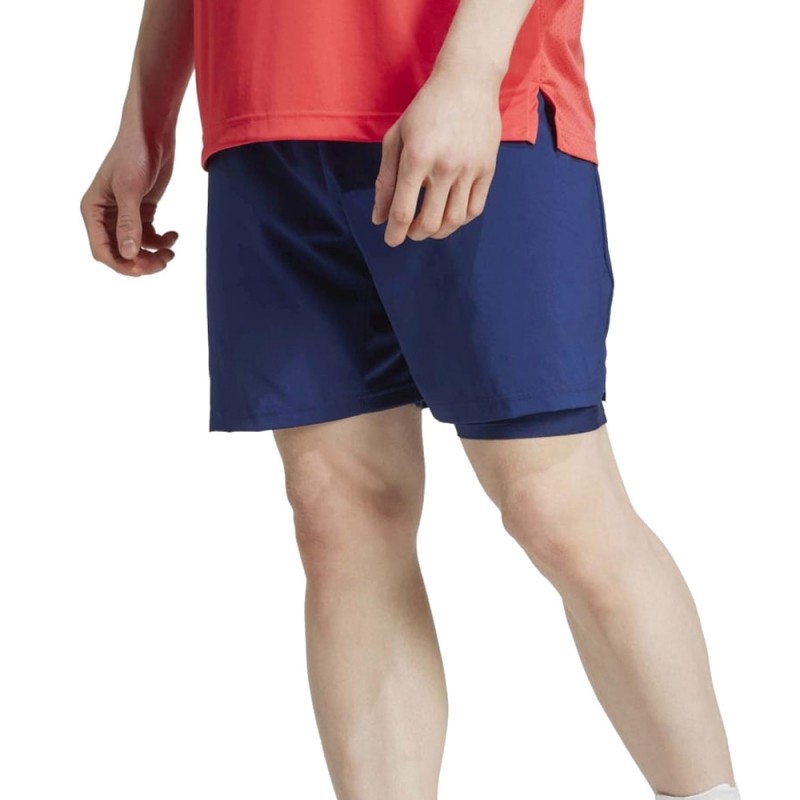 Short Adidas Club 2IN1 Navy Blue Short Adidas Club 2IN1 Navy Blue