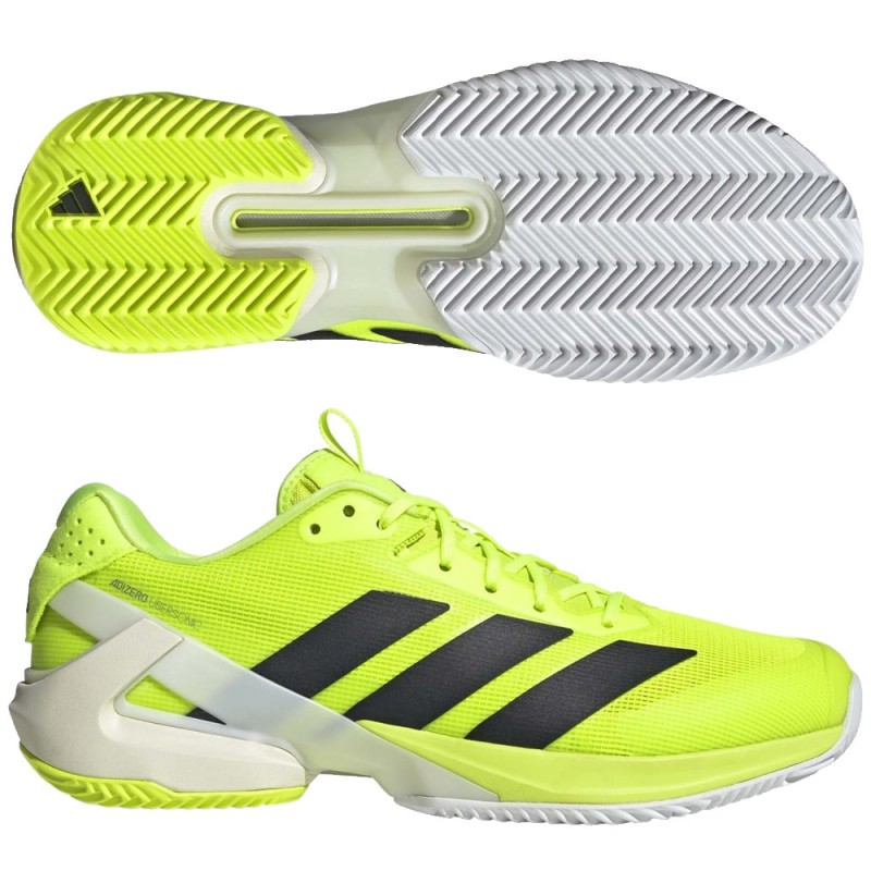 Adidas Adizero Ubersonic 5 M Clay lucid lemon 2025 padel shoes Adidas Adizero Ubersonic 5 M Clay lucid lemon 2025 padel shoes