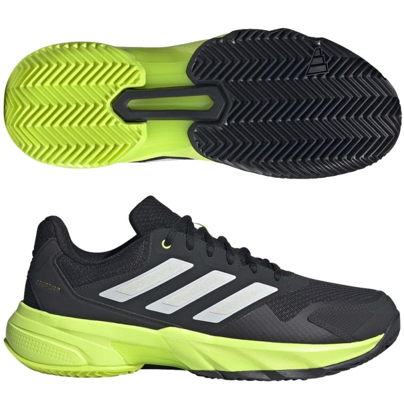 Adidas Courtjam Control M carbon lucid lemon 2025 Padel Shoes Adidas Courtjam Control M carbon lucid lemon 2025 Padel Shoes