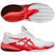 Asics Court FF3 Novak Clay white electric red 2025 Padel Shoes