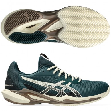 Asics Solution Speed FF 3 Clay saxon green birch 2025 padel shoes