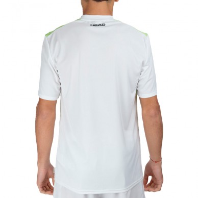 T-shirt Head Topspin white lime