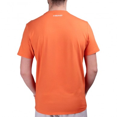 T-shirt Head Rainbow orange