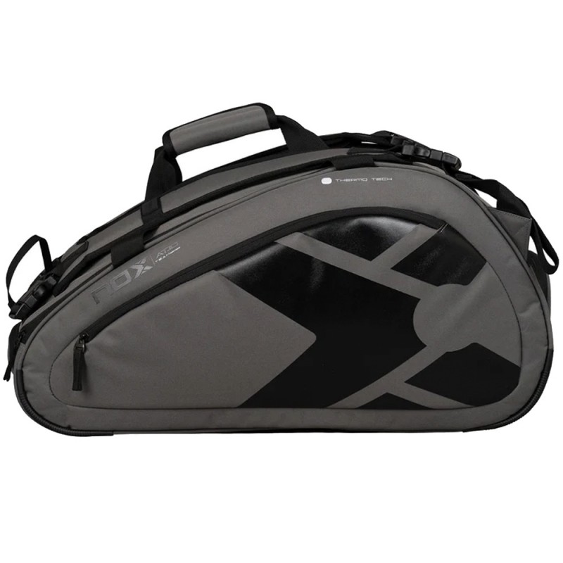 Nox AT10 Team gray black 2024 padel bag Nox AT10 Team gray black 2024 padel bag