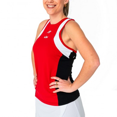 T-shirt Lok Elk A1Padel red white black
