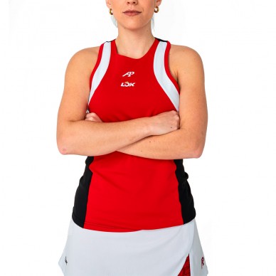 T-shirt Lok Elk A1Padel red white black