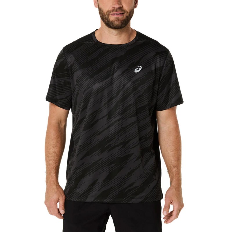 T-shirt Asics Core All Over Print SS Top black T-shirt Asics Core All Over Print SS Top black