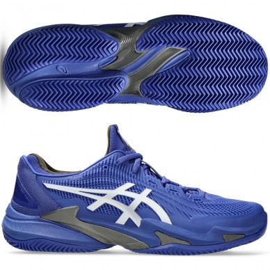 Asics Court FF 3 Clay dark cobalt white 2025 Padel Shoes