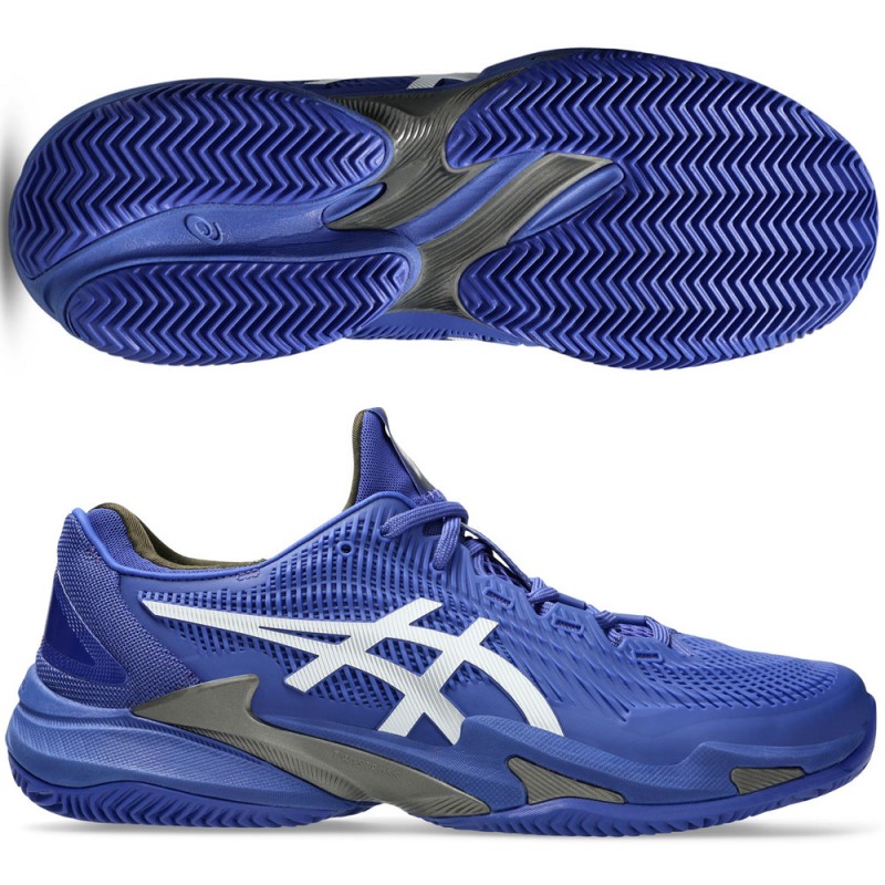 Asics Court FF 3 Clay dark cobalt white 2025 Padel Shoes Asics Court FF 3 Clay dark cobalt white 2025 Padel Shoes