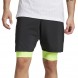 Short Adidas Club 2IN1 black yellow