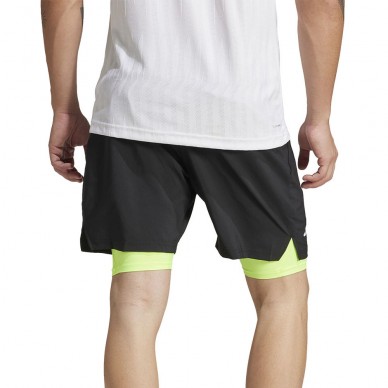 Short Adidas Club 2IN1 black yellow