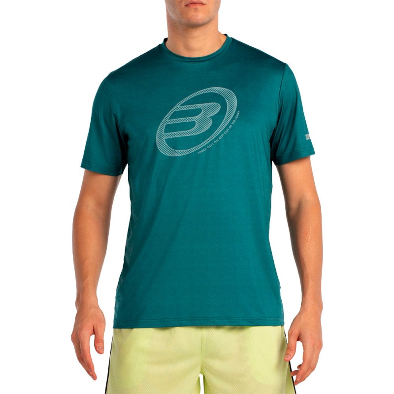 T-shirt Bullpadel Lande dark green vigore