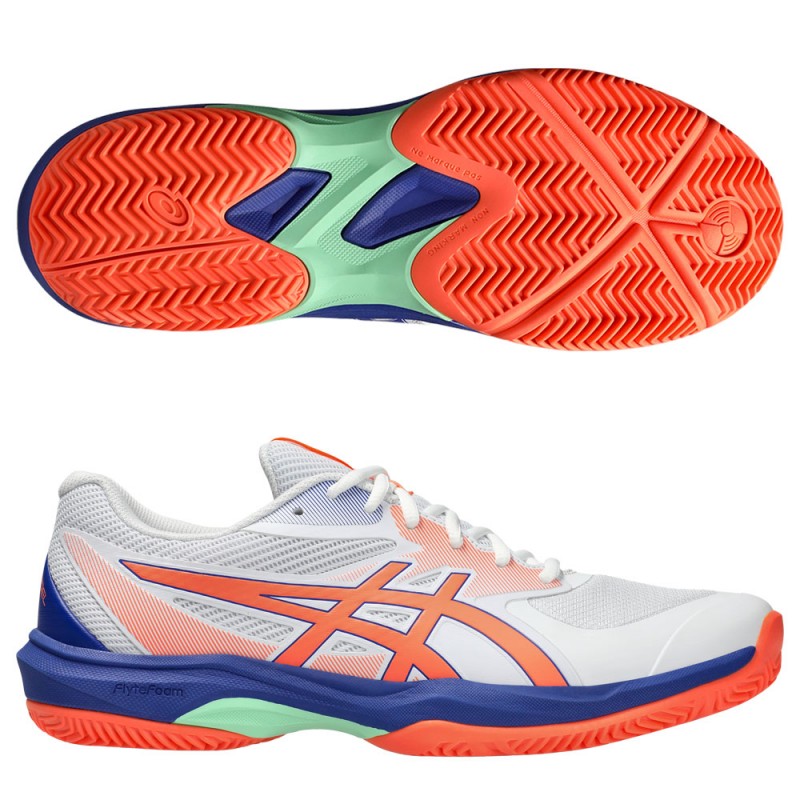 Asics Game FF Padel white vivid coral 2025 Padel Shoes Asics Game FF Padel white vivid coral 2025 Padel Shoes