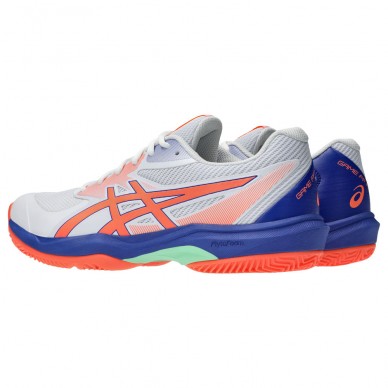 Asics Game FF Padel white vivid coral 2025 Padel Shoes