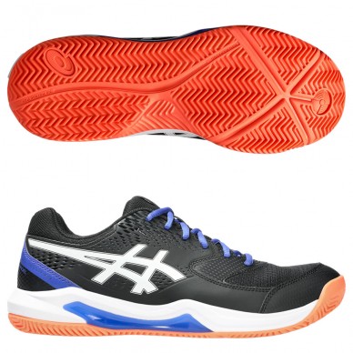 Asics Gel Dedicate 8 Padel black white 2025 Padel Shoes