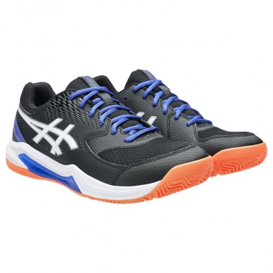 Asics Gel Dedicate 8 Padel black white 2025 Padel Shoes