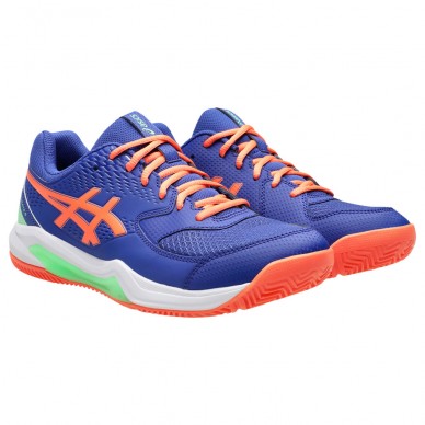 Asics Gel Dedicate 8 Padel dark cobalt vivid coral 2025 Padel Shoes