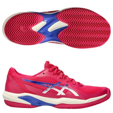 Asics Solution Swift FF2 Clay bright rose dark cobalt 2025 Padel Shoes