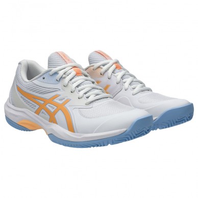 Asics Game FF Padel white orange glow 2025 Padel Shoes