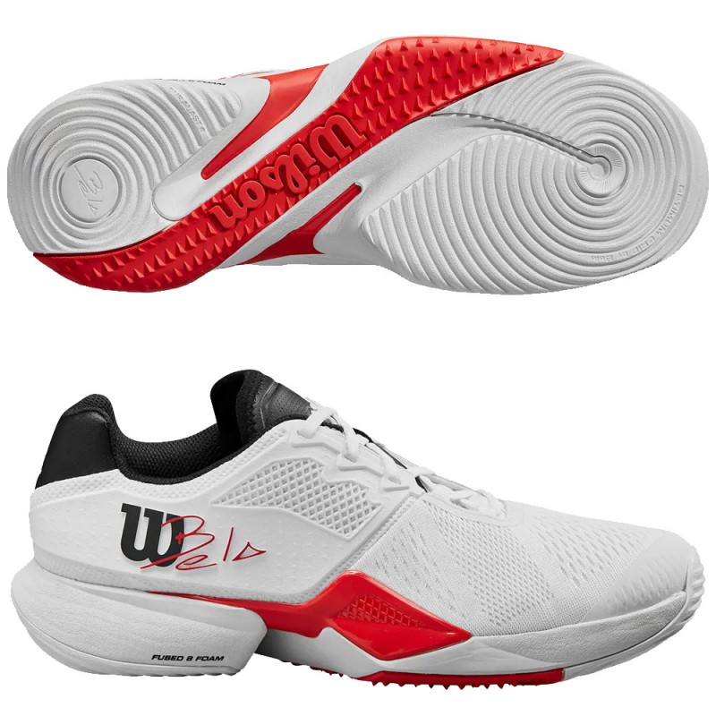Wilson Bela Tour white red 2024 padel shoes