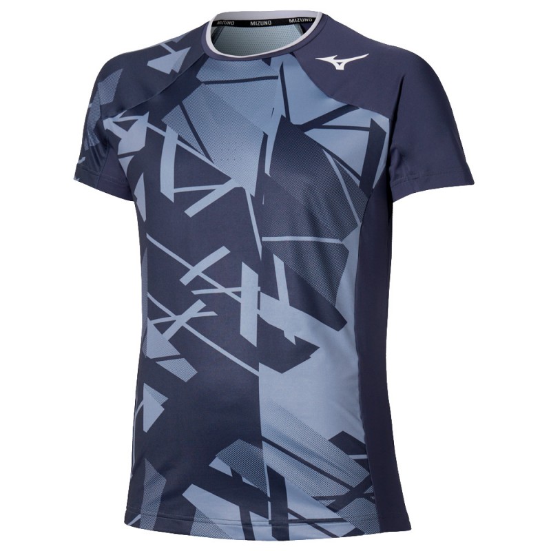 T-shirt Mizuno Daybreakers Shadow Graphic blue