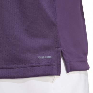 T-shirt Adidas Club Purple logo white