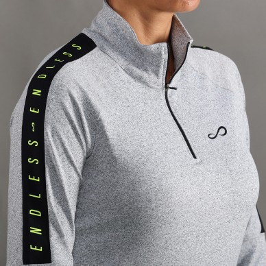 Sweatshirt Endless Kirsch Iconic II grey
