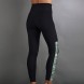 Leggings Endless Syncro black forest green