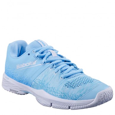 Babolat Sensa Women cyan blue white 2025 padel shoes