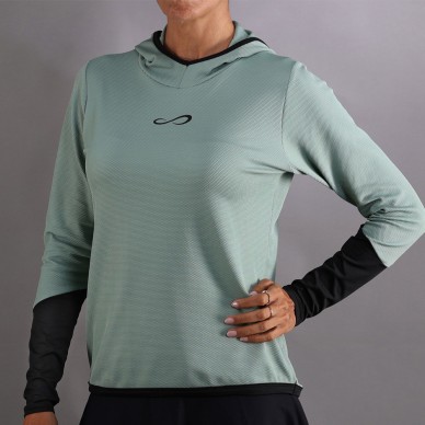 sweatshirt Endless Breath Line green forest