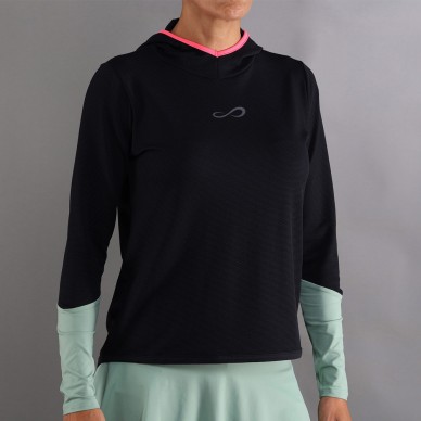 Sweatshirt Endless Breath Line black green
