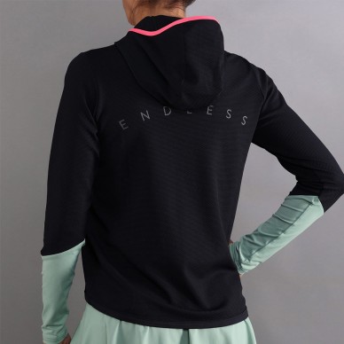 Sweatshirt Endless Breath Line black green